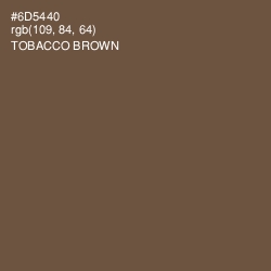 #6D5440 - Tobacco Brown Color Image